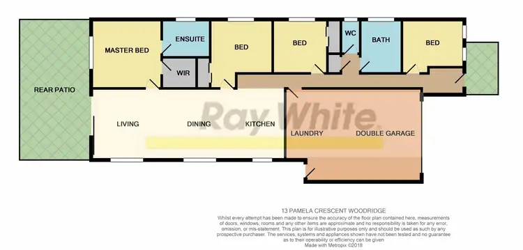 Floorplan of Homely house listing, 13 Pamela Crescent, Woodridge QLD 4114