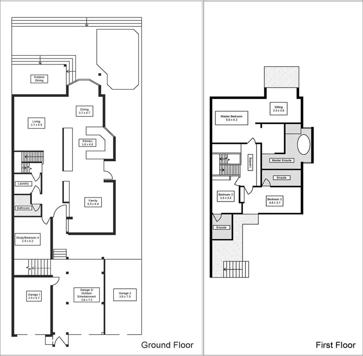 Floorplan of Homely townhouse listing, 5642 Harbour Terrace, Sanctuary Cove QLD 4212