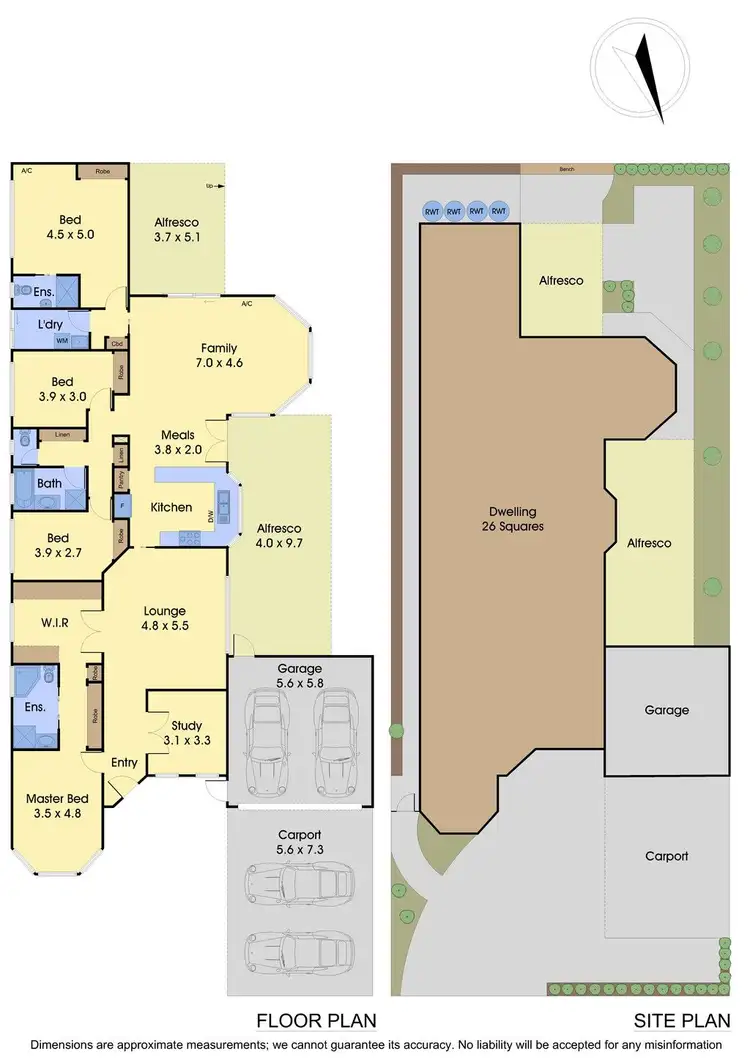 Floorplan of Homely house listing, 7 Harptree Close, Rowville VIC 3178