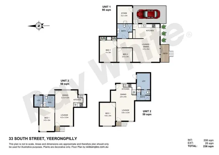 Floorplan of Homely block of units listing, 33 South Street, Yeerongpilly QLD 4105