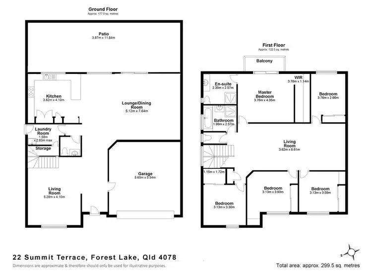 Floorplan of Homely house listing, 22 Summit Terrace, Forest Lake QLD 4078