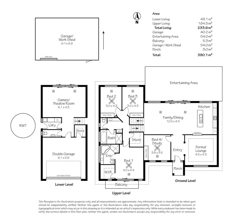 Floorplan of Homely house listing, 20 Thornbill Drive, Mount Barker SA 5251
