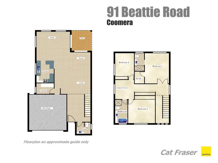 Floorplan of Homely townhouse listing, 22/91 Beattie Road, Coomera QLD 4209