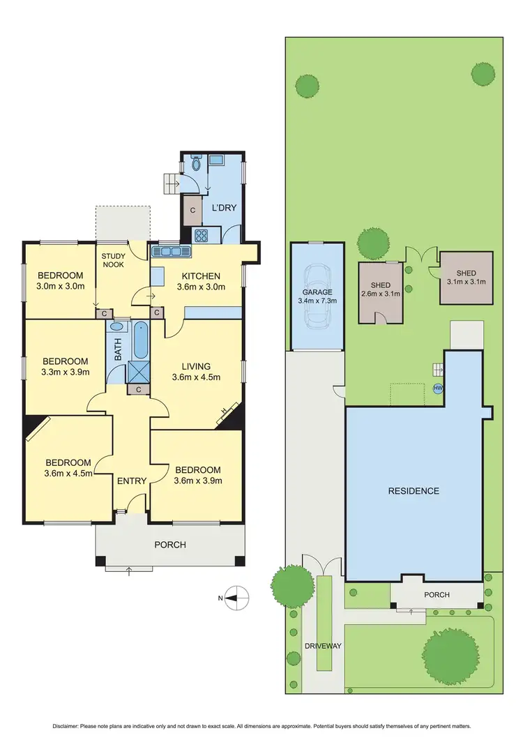 Floorplan of Homely house listing, 16 Ferry Crescent, Brunswick West VIC 3055