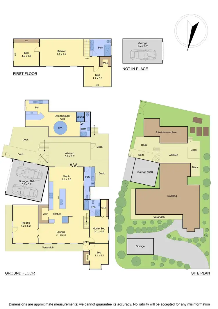 Floorplan of Homely house listing, 1 Landex Court, Diamond Creek VIC 3089