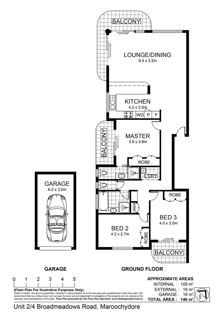 Floorplan of Homely unit listing, 2/4 Broadmeadows Road, Maroochydore QLD 4558