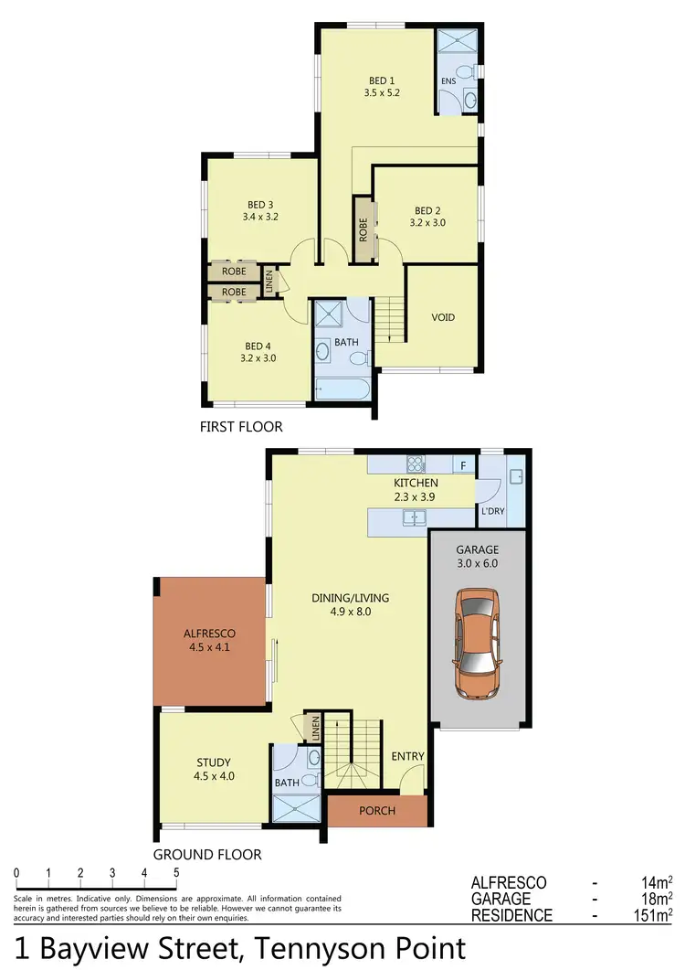 Floorplan of Homely house listing, 1 Bayview Street, Tennyson Point NSW 2111