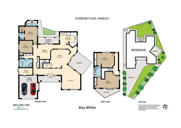 Floorplan of Homely house listing, 8 Esmond Place, Wakeley NSW 2176
