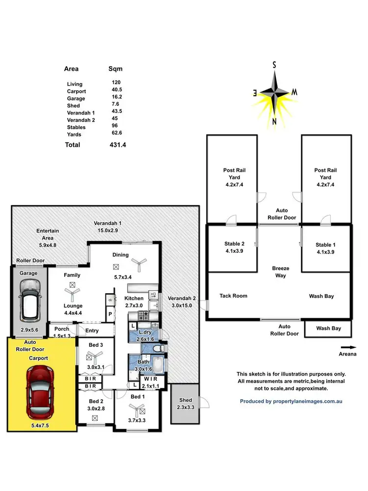 Floorplan of Homely house listing, 11 Almond Court, Lewiston SA 5501