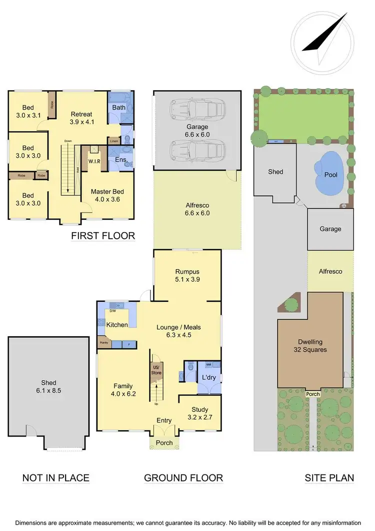 Floorplan of Homely house listing, 4A Clauscen Drive, Rowville VIC 3178