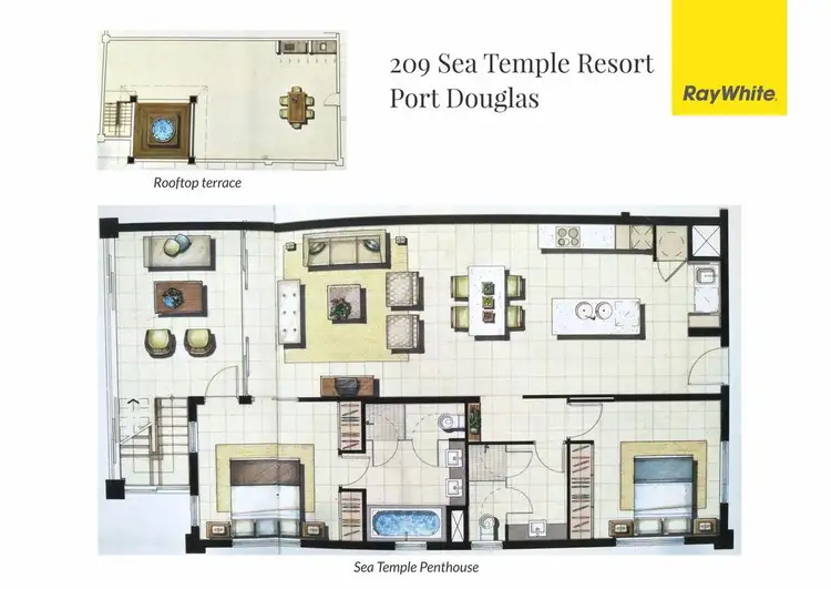 Floorplan of Homely apartment listing, 209/22-36 Mitre Street, Port Douglas QLD 4877