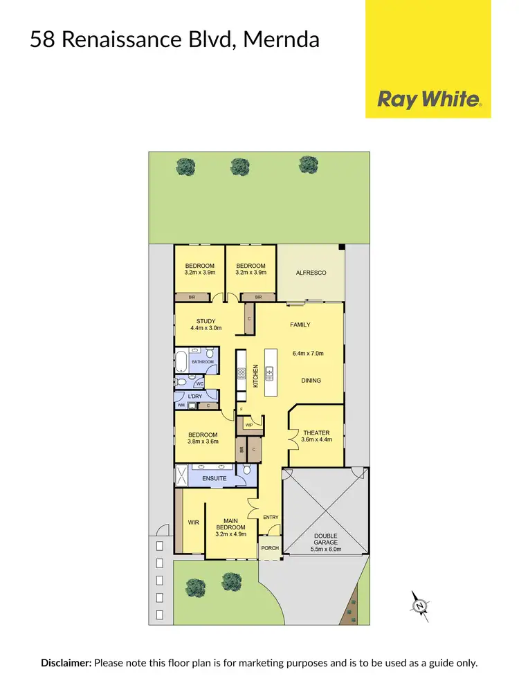 Floorplan of Homely house listing, 58 Renaissance Boulevard, Mernda VIC 3754