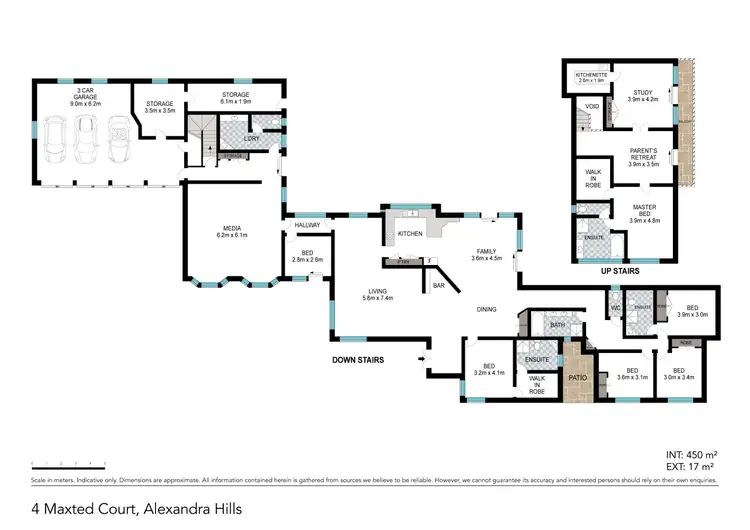Floorplan of Homely house listing, 4 Maxted Court, Alexandra Hills QLD 4161