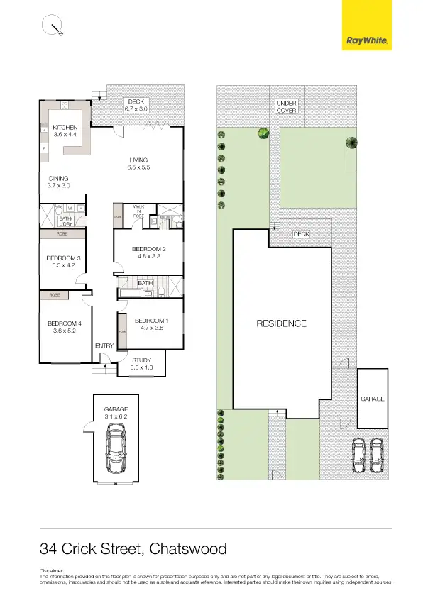 Floorplan of Homely house listing, 34 Crick Street, Chatswood NSW 2067