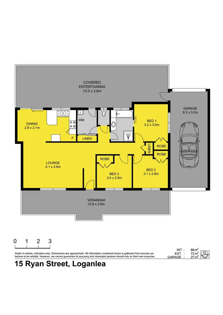 Floorplan of Homely house listing, 15 Ryan Street, Loganlea QLD 4131