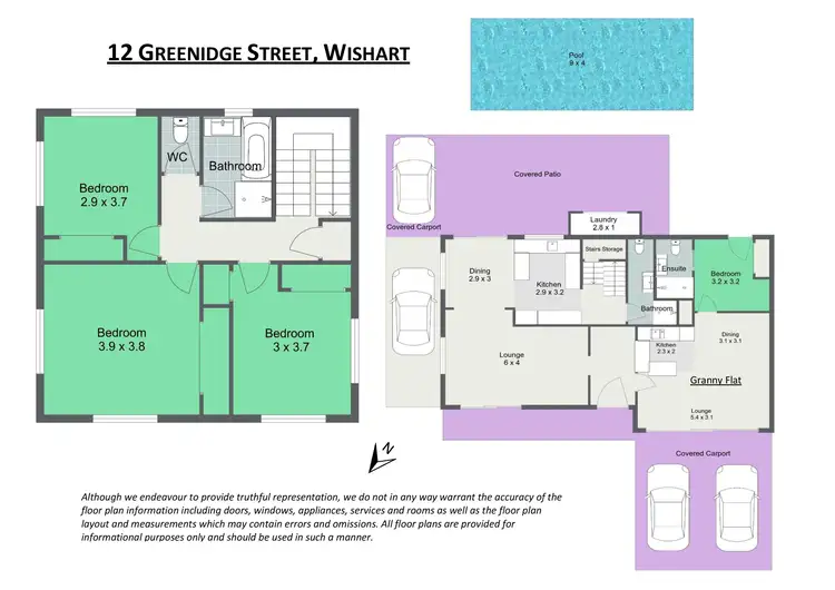 Floorplan of Homely house listing, 12 Greenidge Street, Wishart QLD 4122