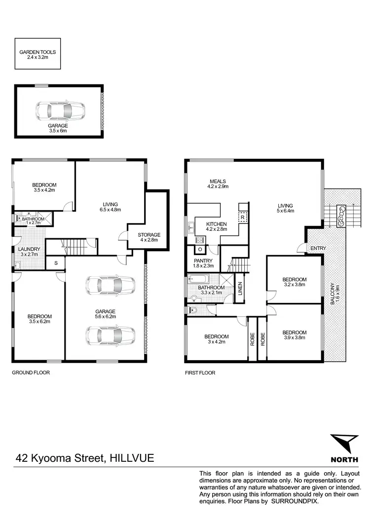 Floorplan of Homely house listing, 42 Kyooma Street, Tamworth NSW 2340