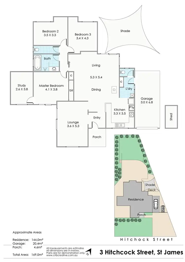 Floorplan of Homely house listing, 3 Hitchcock Street, St James WA 6102