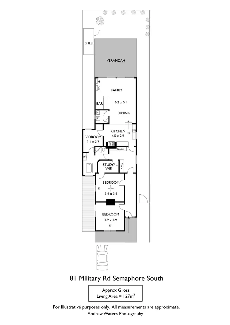 Floorplan of Homely house listing, 81 Military Road, Semaphore South SA 5019