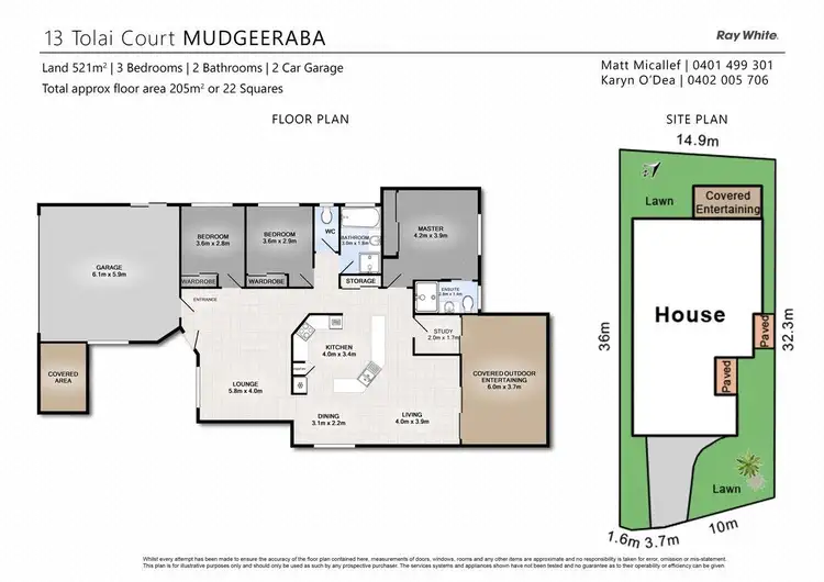 Floorplan of Homely house listing, 13 Tolai Court, Mudgeeraba QLD 4213