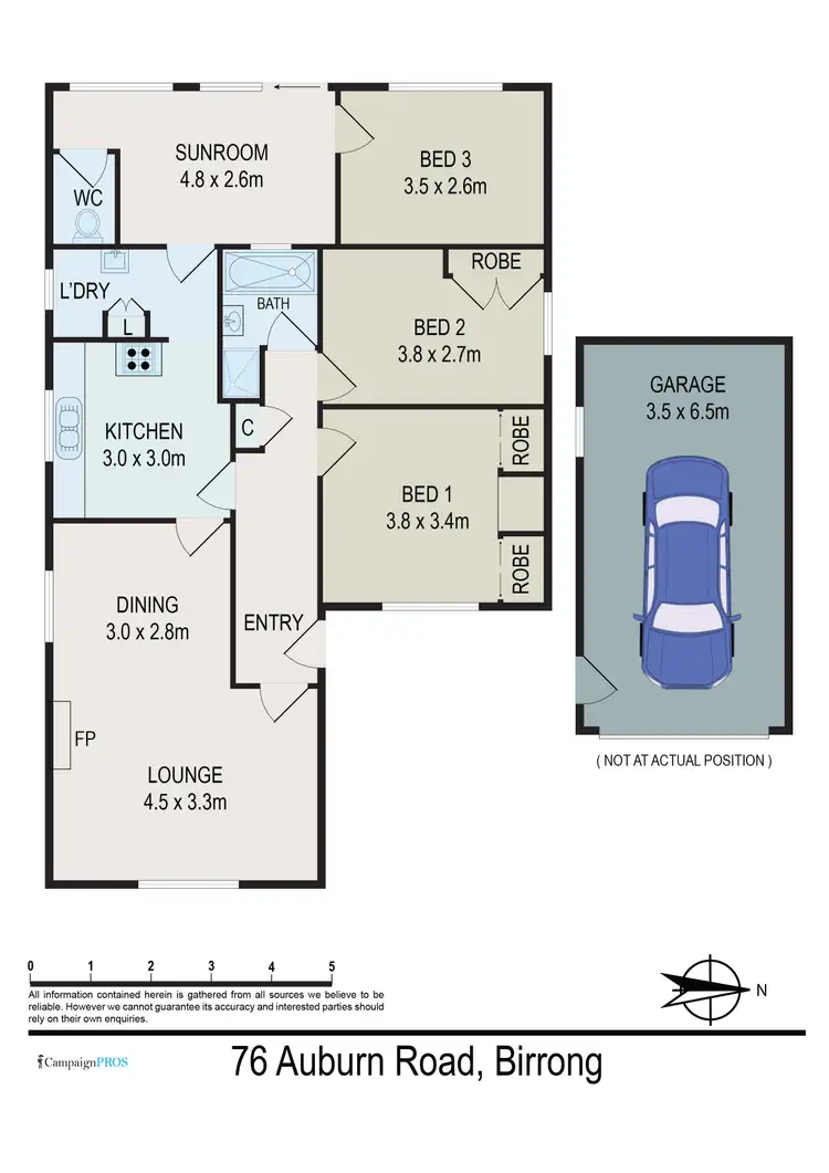 Floorplan of Homely house listing, 76 Auburn Road, Birrong NSW 2143