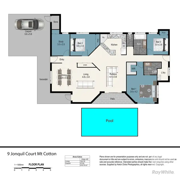 Floorplan of Homely house listing, 9 Jonquil Court, Mount Cotton QLD 4165