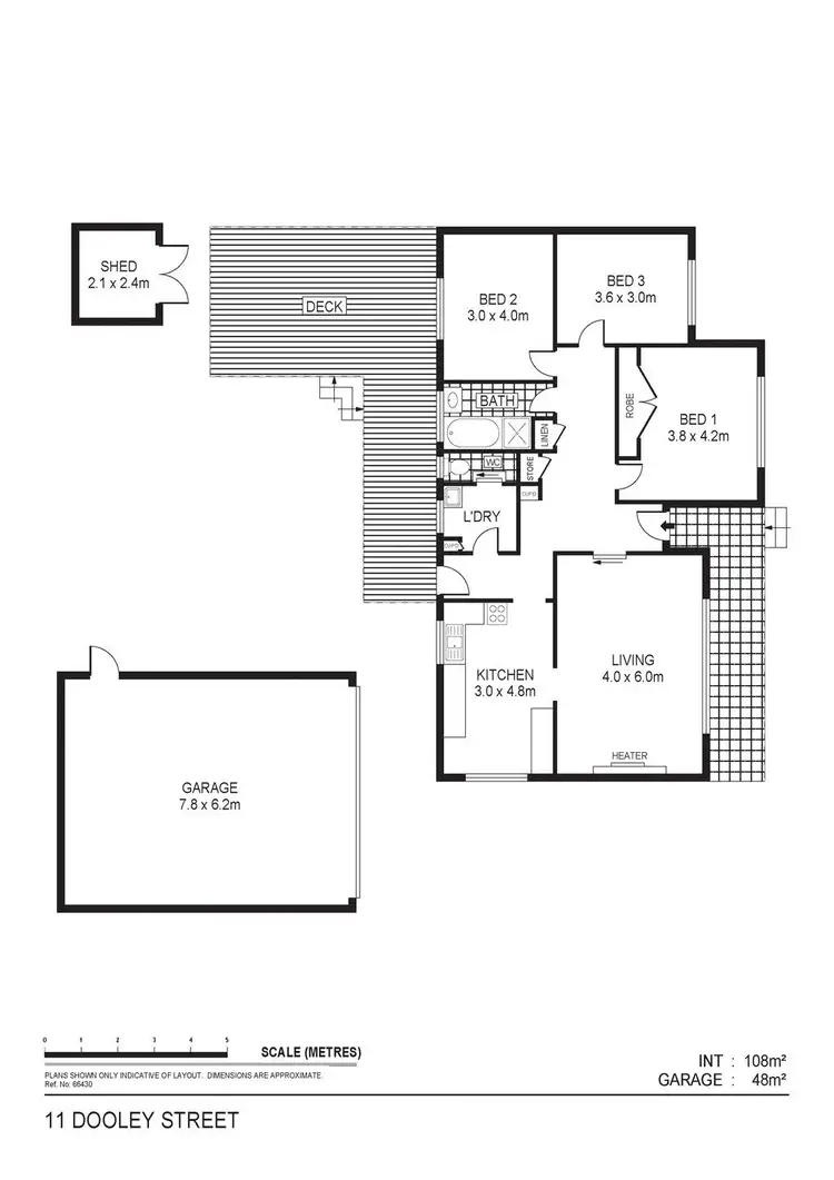 Floorplan of Homely house listing, 11 Dooley Street, North Bendigo VIC 3550