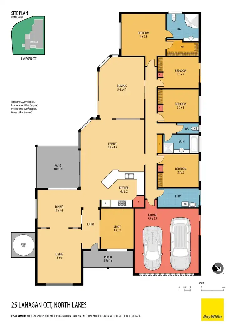 Floorplan of Homely house listing, 25 Lanagan Circuit, North Lakes QLD 4509