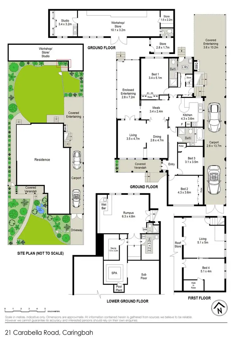 Floorplan of Homely house listing, 21 Carabella Road, Caringbah NSW 2229