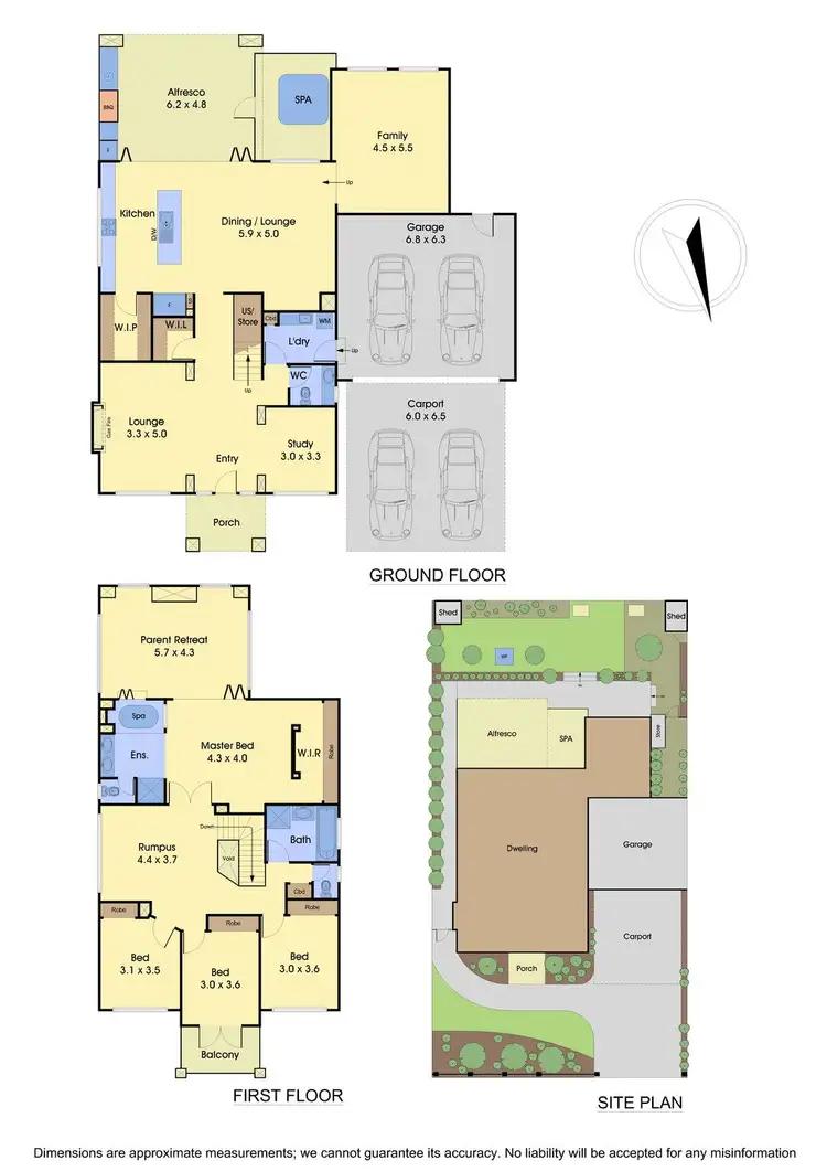 Floorplan of Homely house listing, 6 Edwin Street, Box Hill North VIC 3129