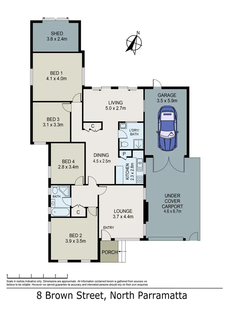 Floorplan of Homely house listing, 8 Brown Street, North Parramatta NSW 2151