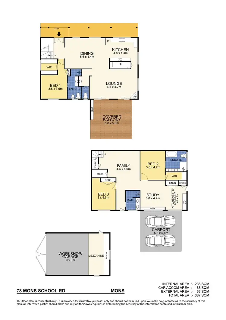Floorplan of Homely house listing, 78 Mons School Road, Mons QLD 4556