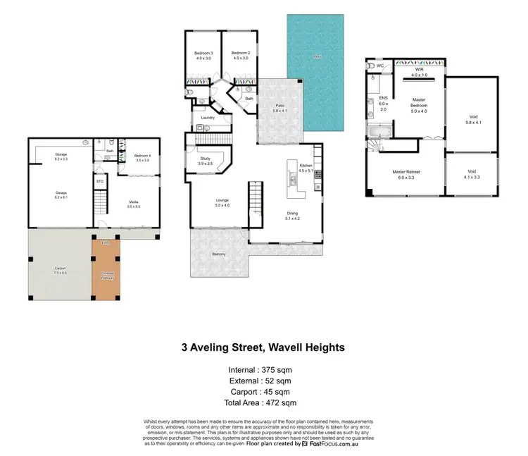 Floorplan of Homely house listing, 3 Aveling Street, Wavell Heights QLD 4012