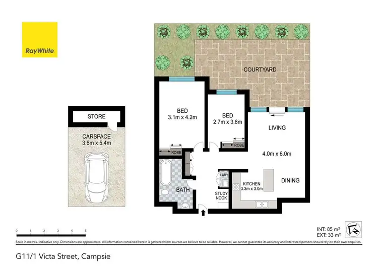 Floorplan of Homely apartment listing, G11/1 Victa Street, Campsie NSW 2194