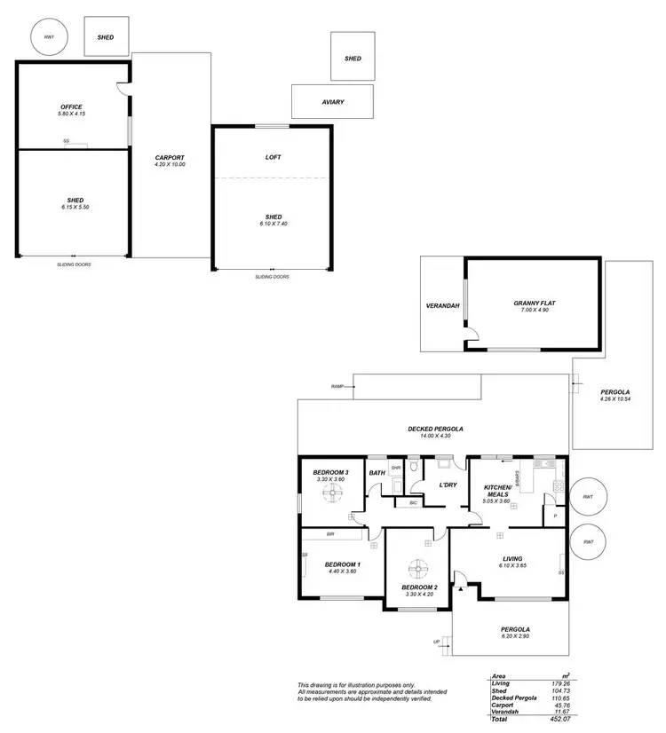 Floorplan of Homely house listing, 7 Rushlea Road, Eden Valley SA 5235