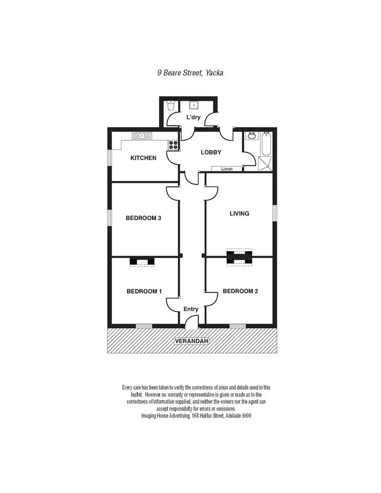 Floorplan of Homely house listing, 9 Beare Street, Yacka SA 5470