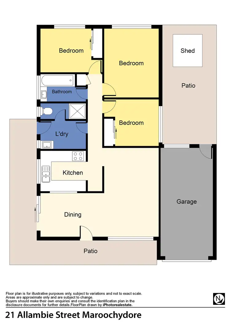 Floorplan of Homely house listing, 21 Allambie Street, Maroochydore QLD 4558