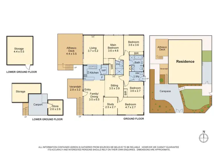 Floorplan of Homely house listing, 45 Martins Lane, Viewbank VIC 3084