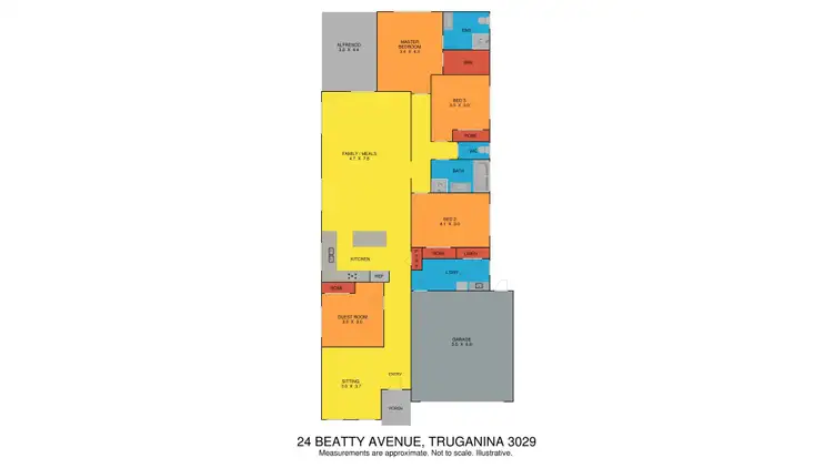 Floorplan of Homely house listing, 24 Beatty Avenue, Truganina VIC 3029