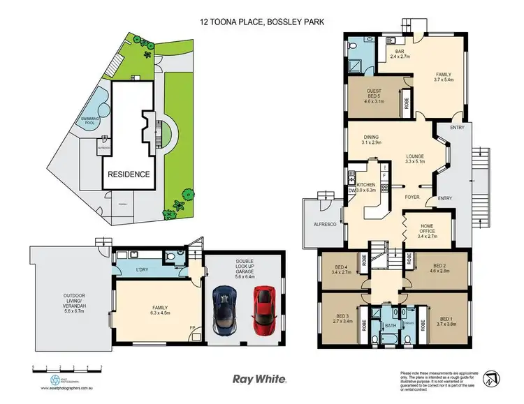 Floorplan of Homely house listing, 12 Toona Place, Bossley Park NSW 2176