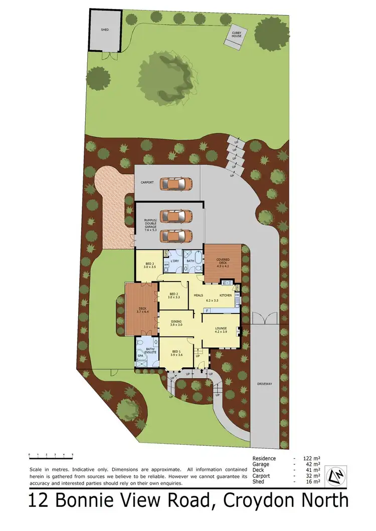 Floorplan of Homely house listing, 12 Bonnie View Road, Croydon North VIC 3136