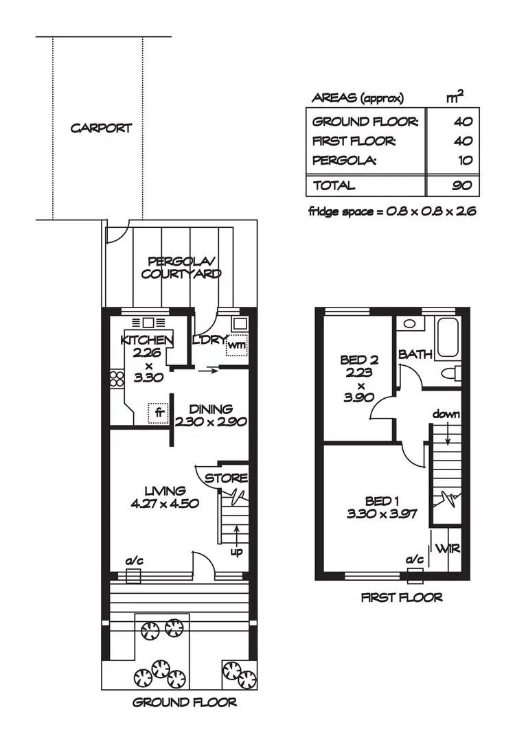 Floorplan of Homely unit listing, 10/14-18 John Street, Payneham SA 5070