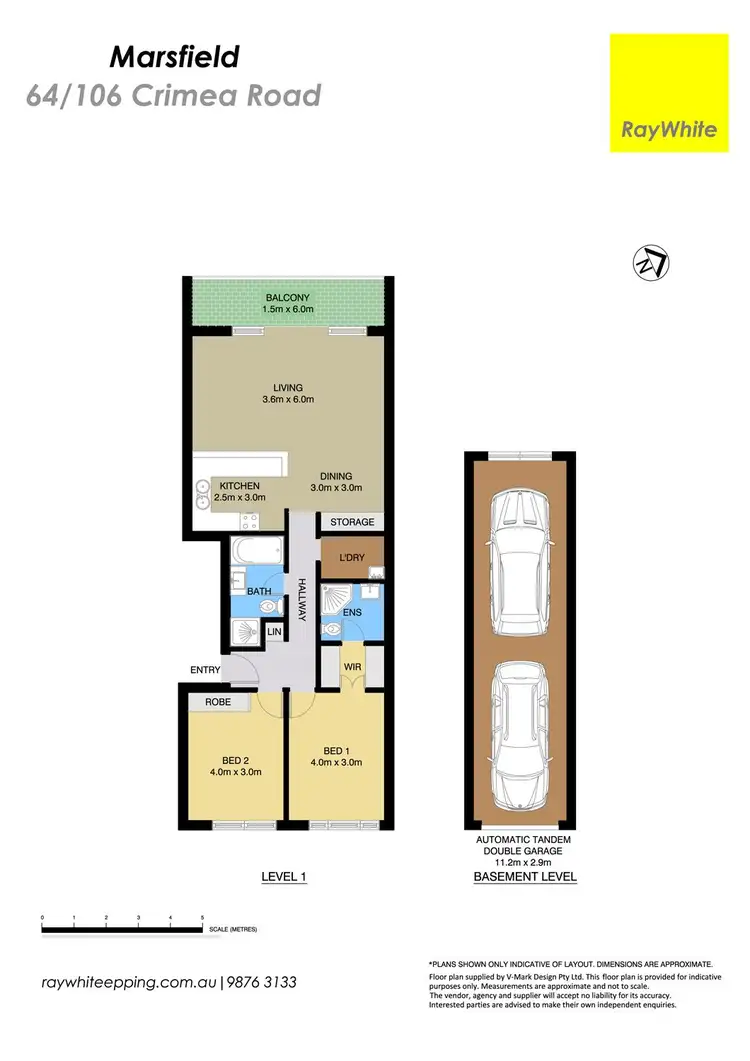 Floorplan of Homely unit listing, 64/106 Crimea Road, Marsfield NSW 2122