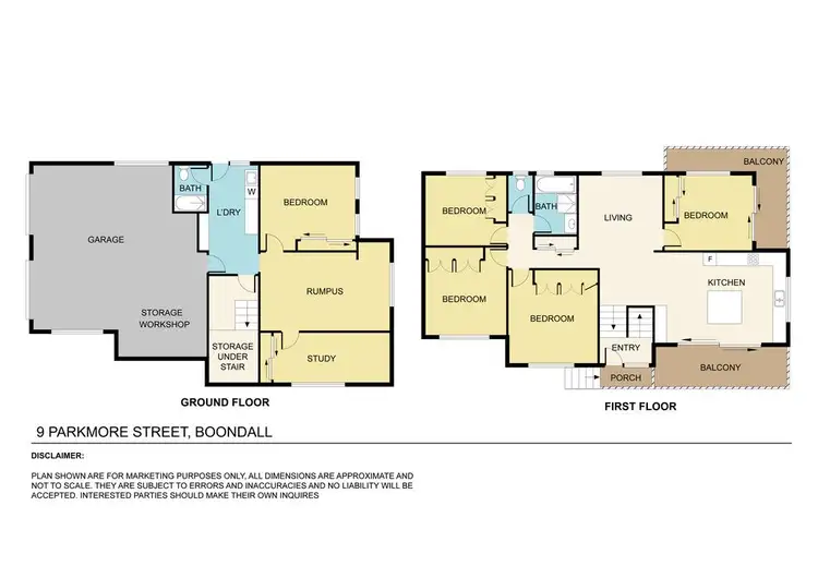 Floorplan of Homely house listing, 9 Parkmore Street, Boondall QLD 4034