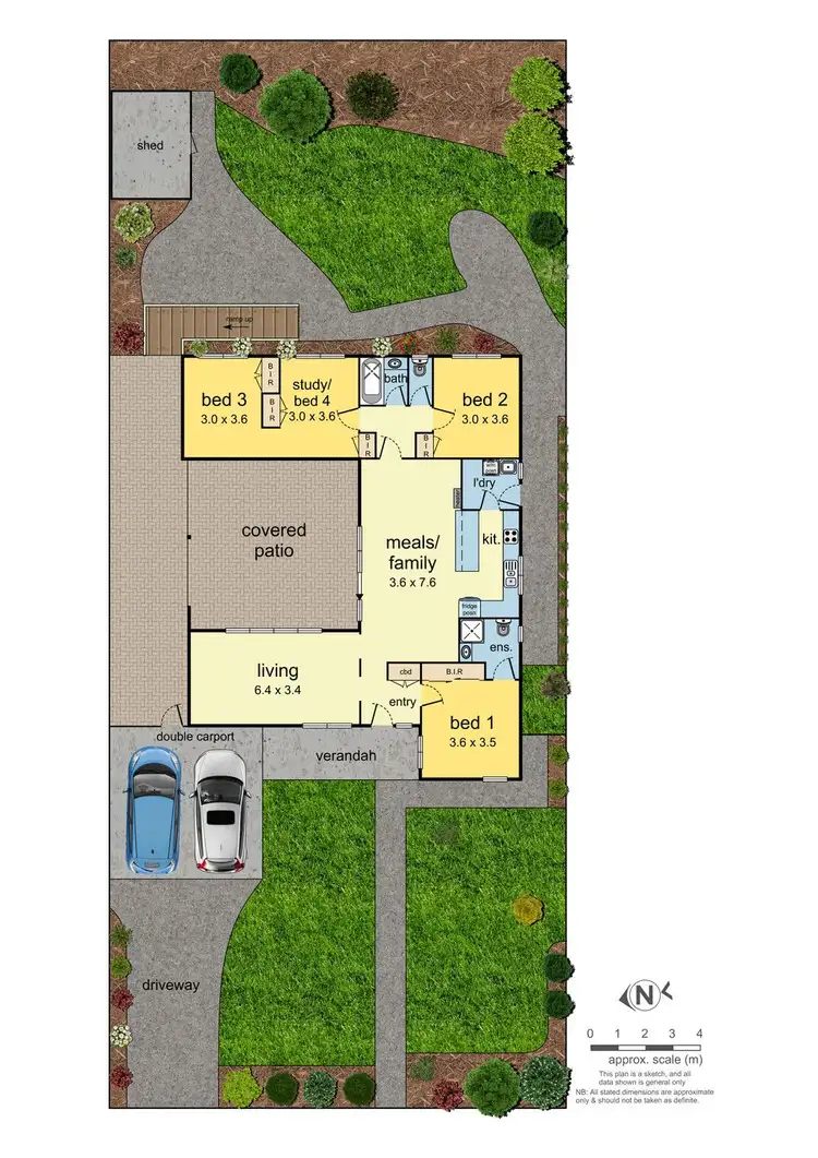 Floorplan of Homely house listing, 10 Kambara Drive, Mulgrave VIC 3170