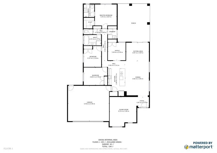 Floorplan of Homely house listing, 22 Dumosa Drive, Swan Hill VIC 3585