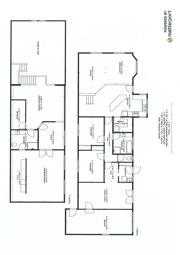 Floorplan of Homely house listing, 1A Wilkins Grove, Swan Hill VIC 3585