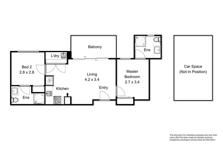 Floorplan of Homely apartment listing, 205/81 Thames Street, Box Hill VIC 3128