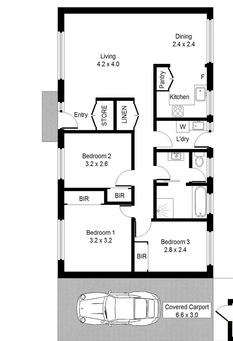Floorplan of Homely house listing, 5/32 Mayfield Circuit, Albion Park NSW 2527