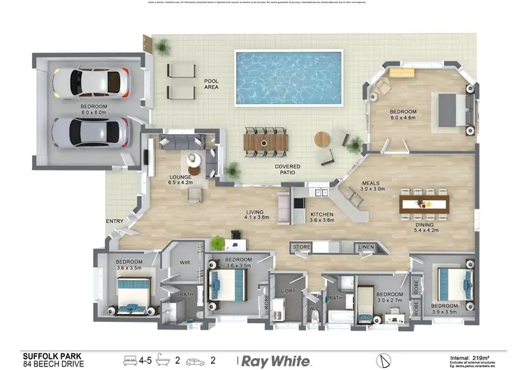Floorplan of Homely house listing, 84 Beech Drive, Suffolk Park NSW 2481